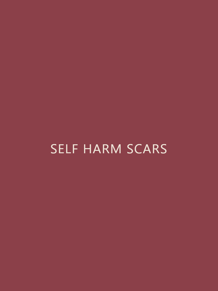Self harm scars